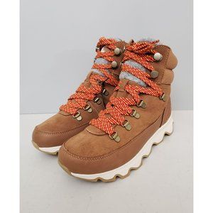 SOREL Kinetic Conquest Lace Up Hiking Sneaker Boots in Tan Size 6 37